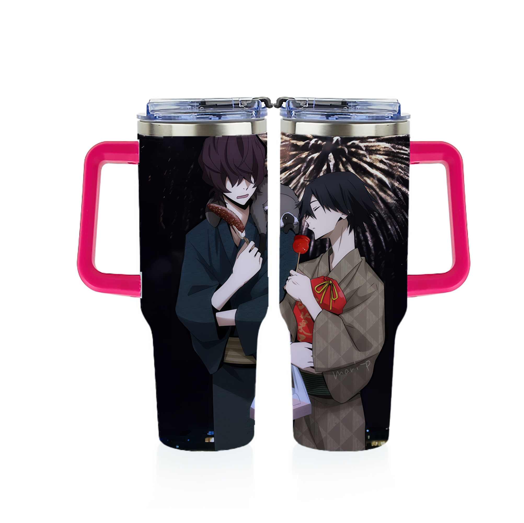 （画像用） 文豪ストレイドッグス Bungo Stray Dogs 1200ｍLフルプリント車用タンブラー